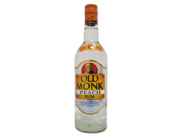 Old Monk Peach Rum 75cl Bottle