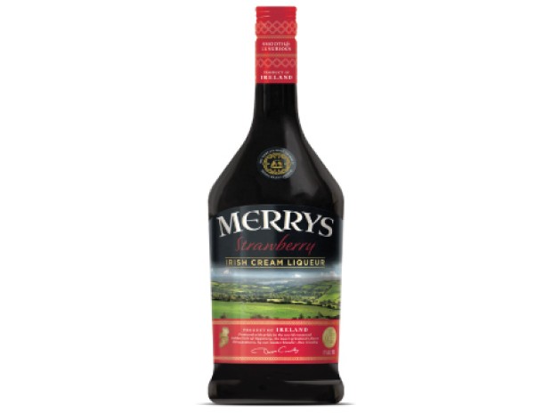 Merrys Strawberry Irish Cream Liqueur 1L