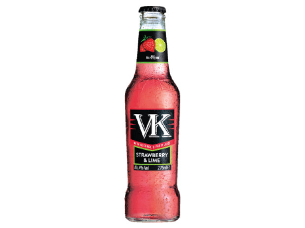 V.K. Vodka Strawberry & Lime 27.5cl Bottle x 6 Pack