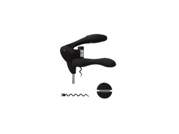 Rabbit Wine Corkscrew Black