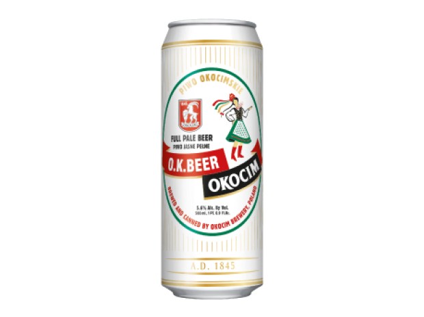 Okocim OK Beer 50cl Cans 5.6% x 24