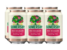 Somersby Red Rhubarb Cider 4.5%, 33cl can x 6 Pack