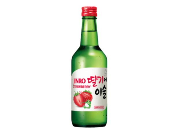 Jinro Strawberry Soju 360ml x 6 Bottles