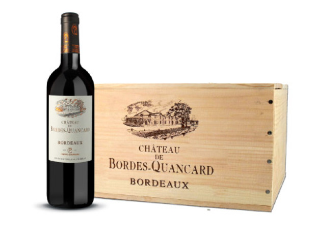 Chateau de Bordes-Quancard Bordeaux 6x75cl wooden box