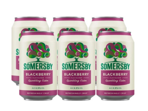 Somersby Blackberry Cider 4.5% 33cl Cans x 6 Pack