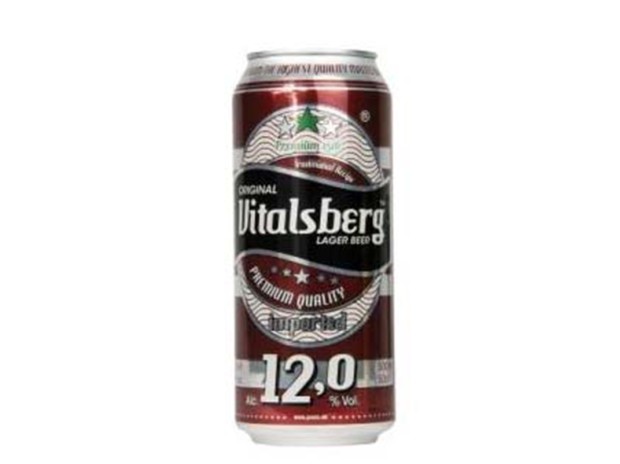 Vitalsberg 12% 50cl Cans x24 