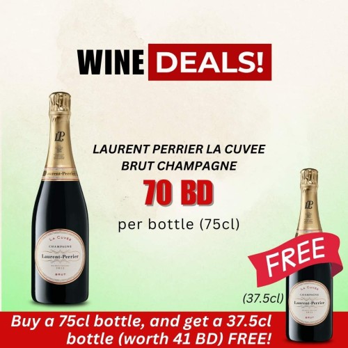 BD 70, Laurent Perrier Champagne 75cl + 37.5cl Bottle